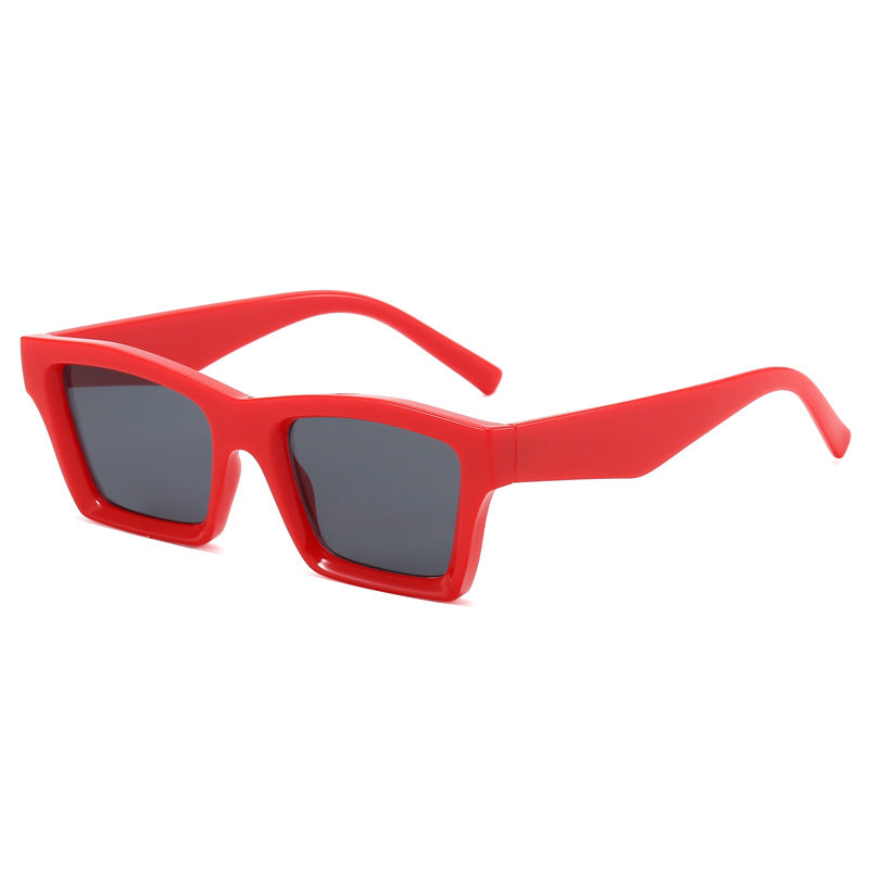 Damen Trendige Sonnenbrille mit breitem Rahmen Brehn