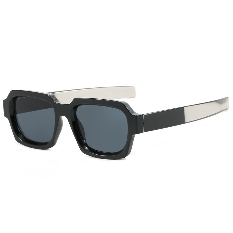 Damen Sonnenbrille mit auffälligem rechteckigem Rahmen und UV-Schutz Brehn