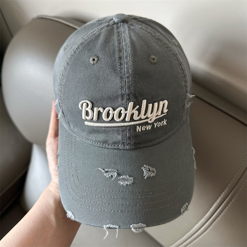 Herren Distressed Brooklyn Baseball Cap Brehn