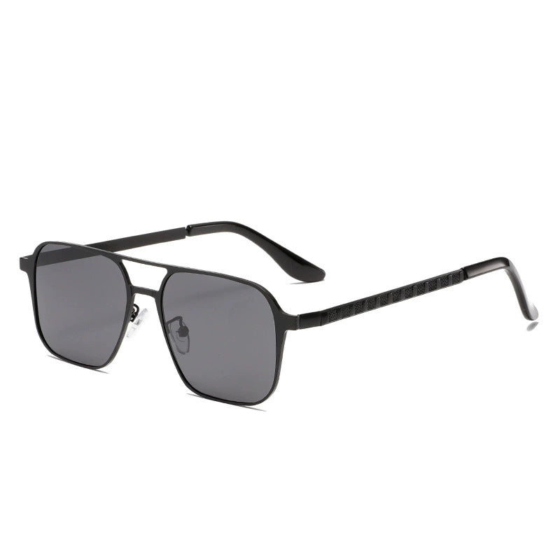 Herren Stylische Geometrische Rahmen Sonnenbrille Brehn