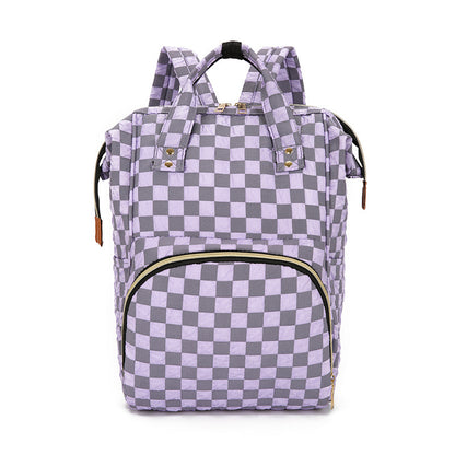 Kariertes Muster Rucksack Brehn