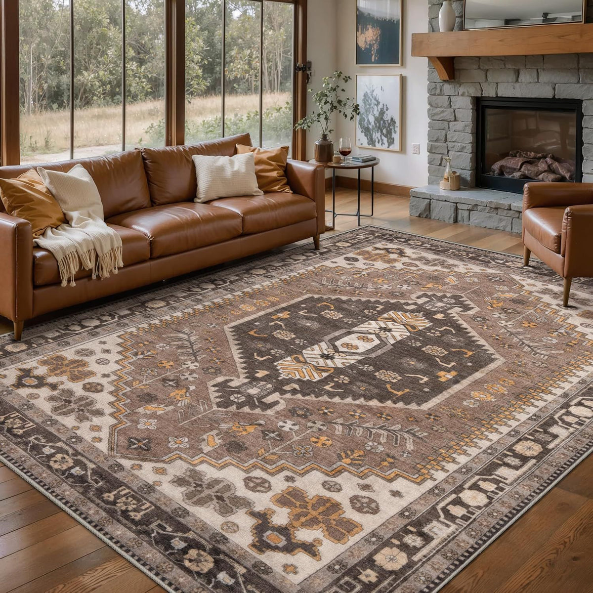 Bohemian-inspirierter Teppich