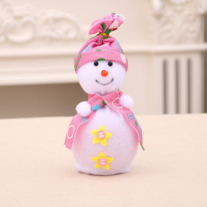 Dekorative Plüsch-Schneemann-Figur Brehn