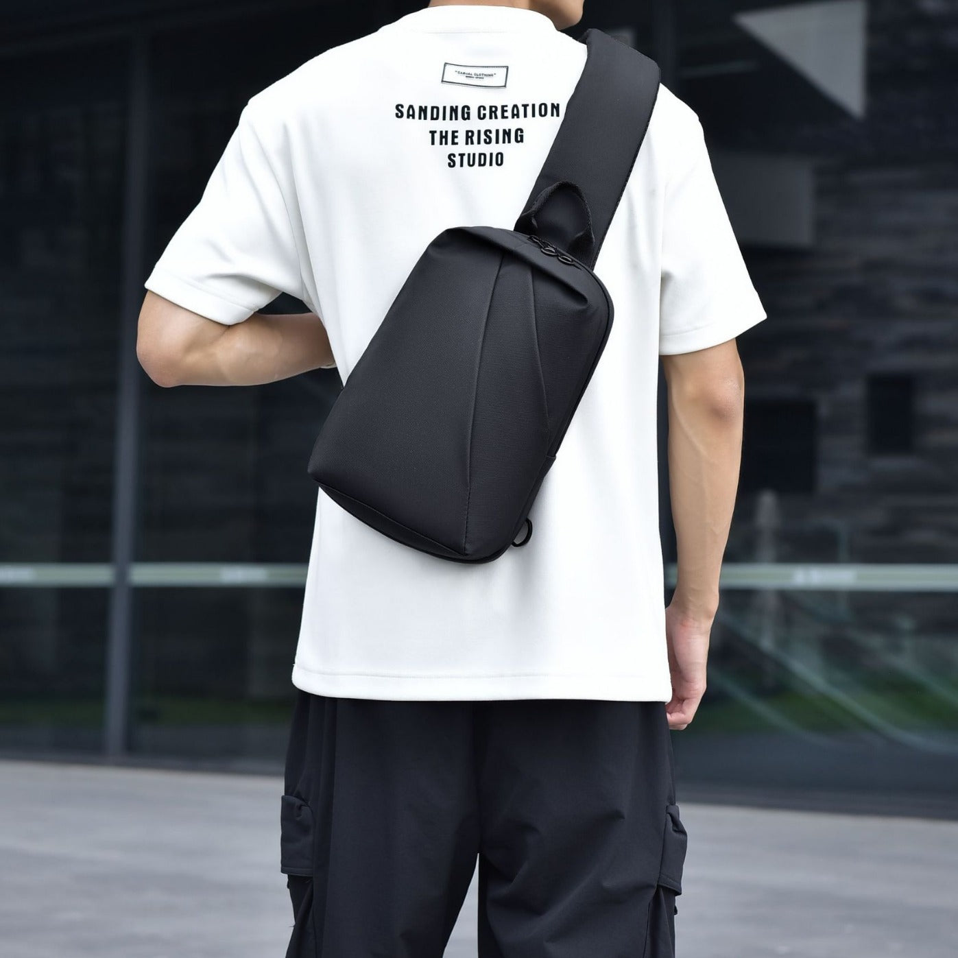 Ergonomischer Slim Sling Rucksack Brehn