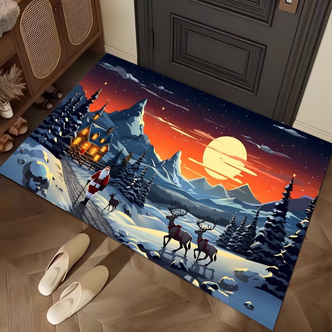 Festliches Winter-Thema Eintrittsmatte Brehn