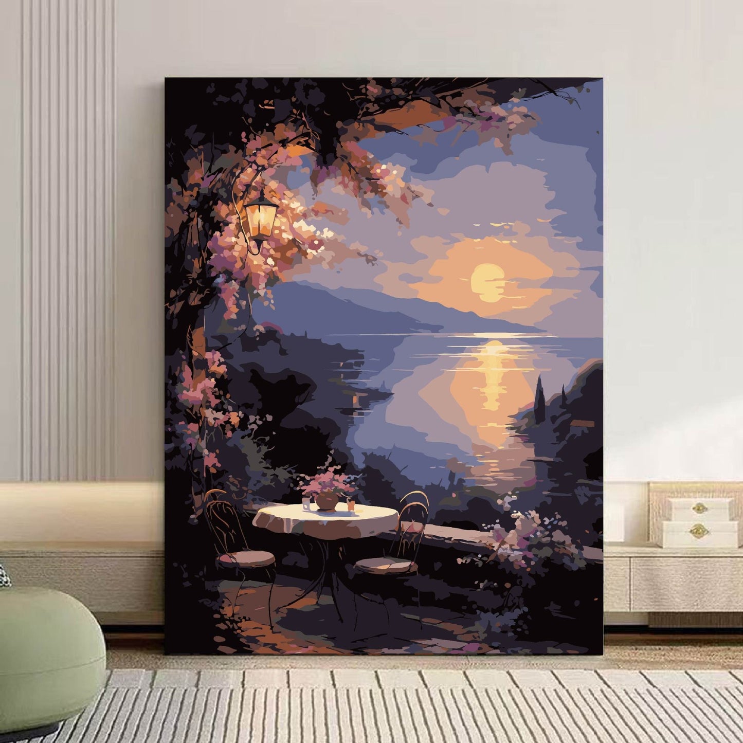 Scenic von Natur inspirierte Leinwandkunst Brehn