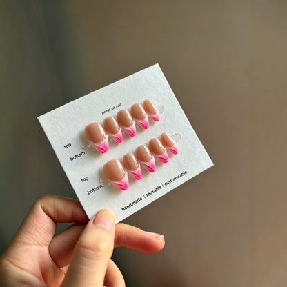 Anpassbares Handgefertigtes Press-On Nail Set