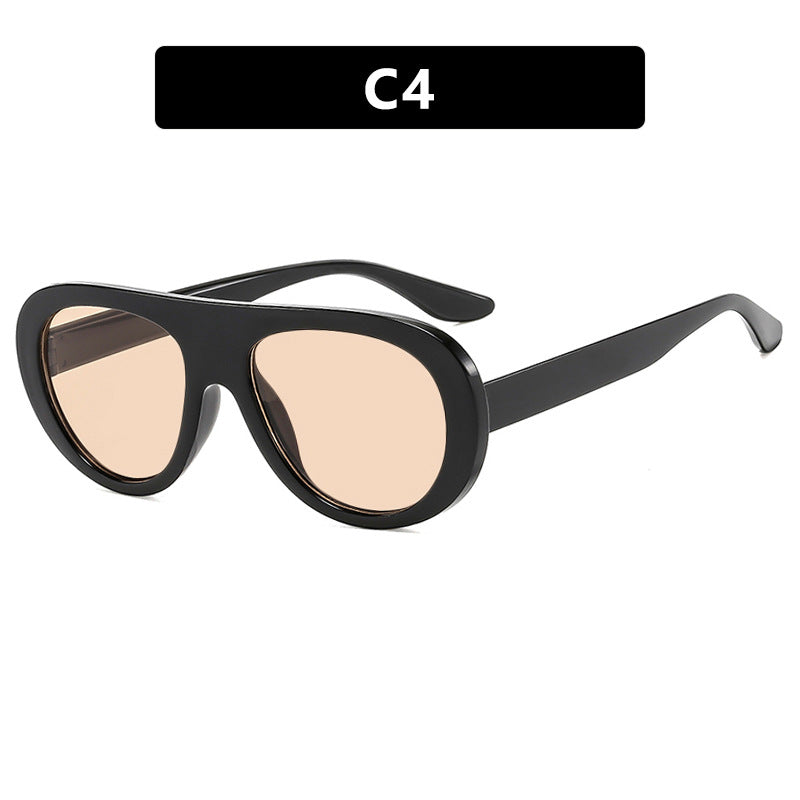 Damen modische oversized Sonnenbrille mit schützendem UV-Filter Brehn
