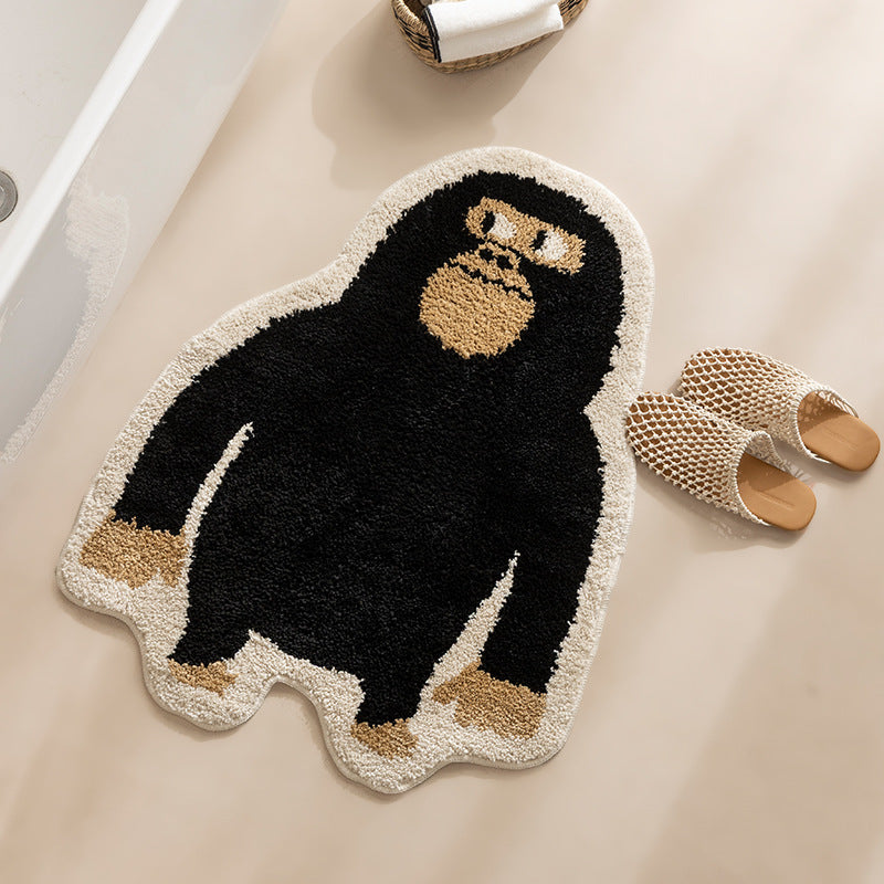 Badematte in Gorilla-Form mit rutschfester Unterseite Brehn