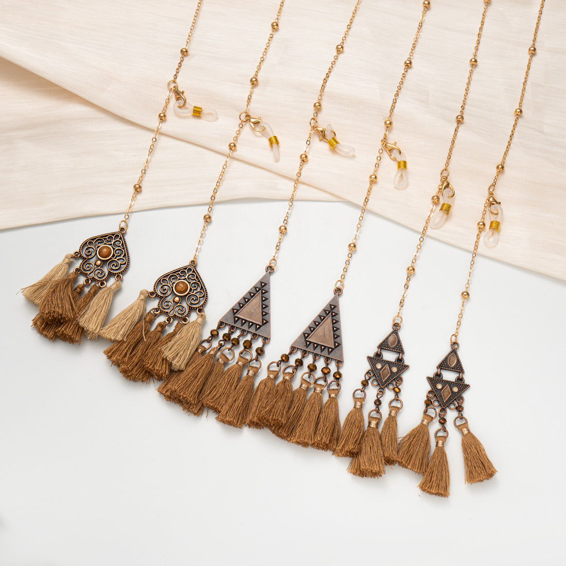 Bohemian Quasten Brillen Kette Brehn