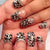 Dekorative Nagelkunst mit Strass Brehn