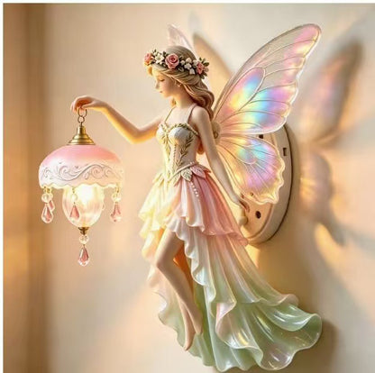 Dekorative Feenfigur mit LED-Licht Brehn