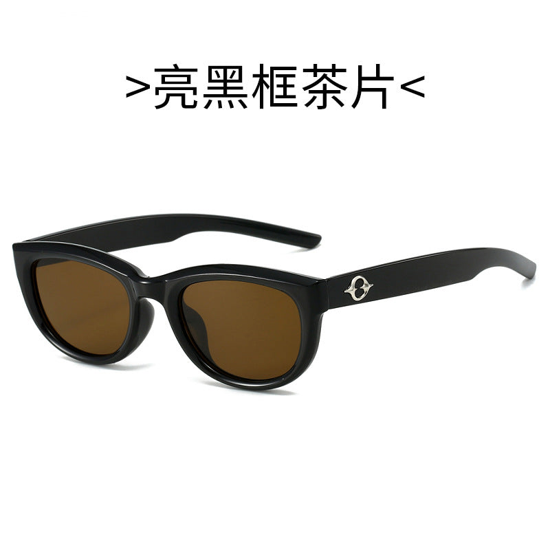 Damen Cat-Eye Sonnenbrille mit robustem Rahmen und UV-Schutz Brehn