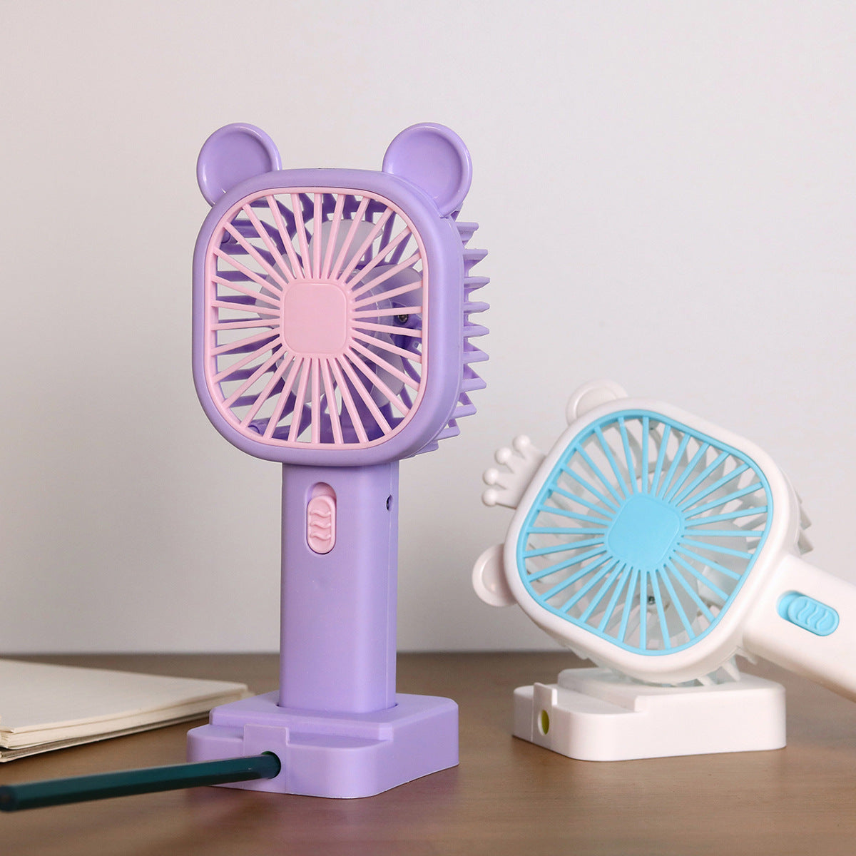 Unisex Tragbarer Handventilator mit süßem Tierdesign Brehn