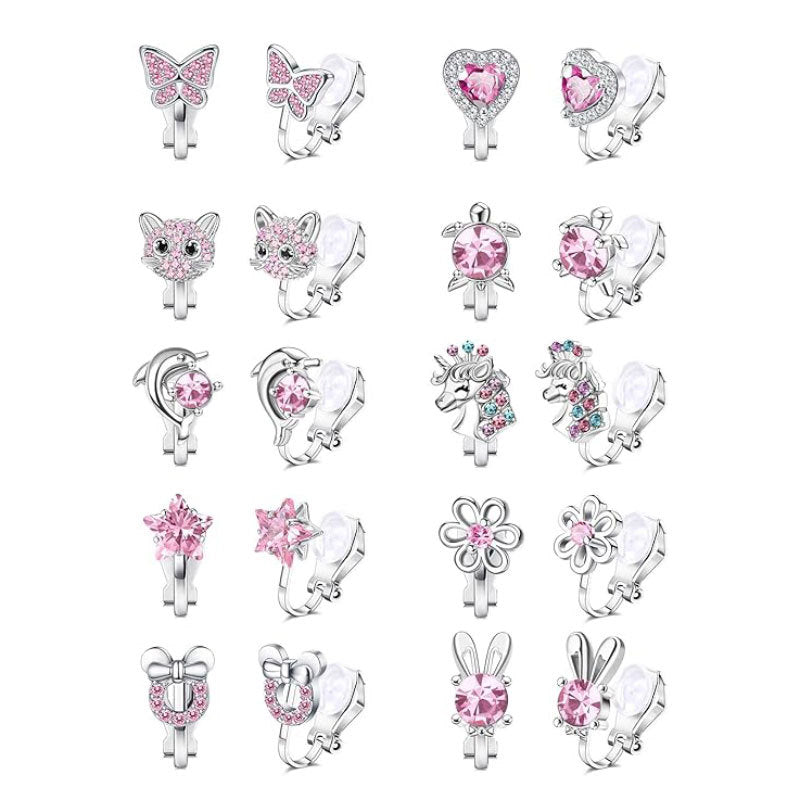 Charmante Clip-On Ohrringe Set Brehn