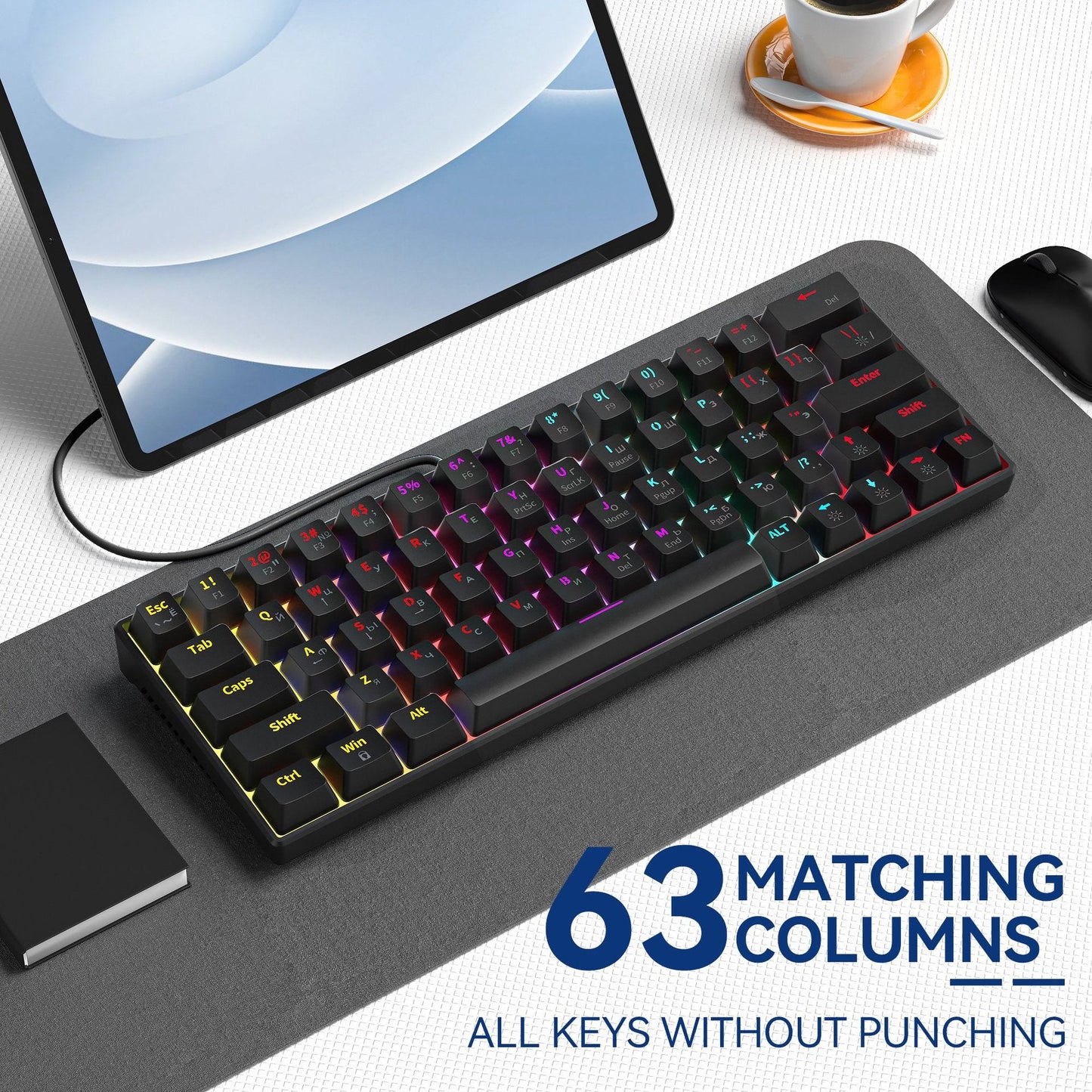 Mechanische Gaming-Tastatur Brehn
