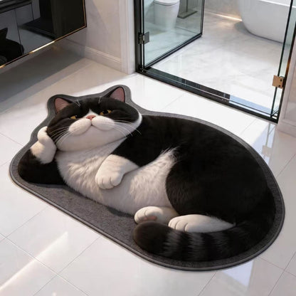 Plüsch Cartoon Katze Teppich