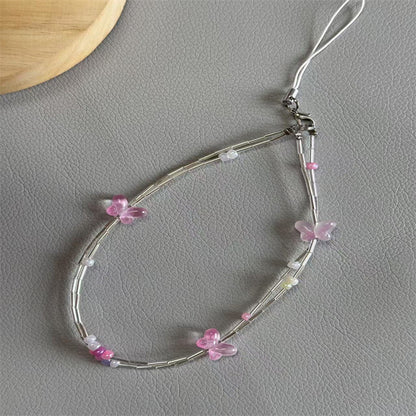 Dekorativer Schmetterlings Charm Brillenband Brehn