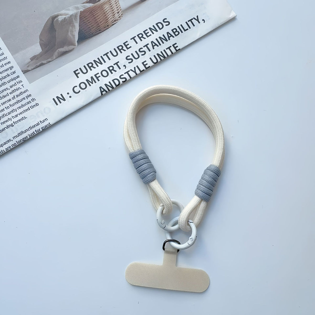 Vielseitiges Dual-Loop-Lanyard mit ID-Tag-Halter Brehn