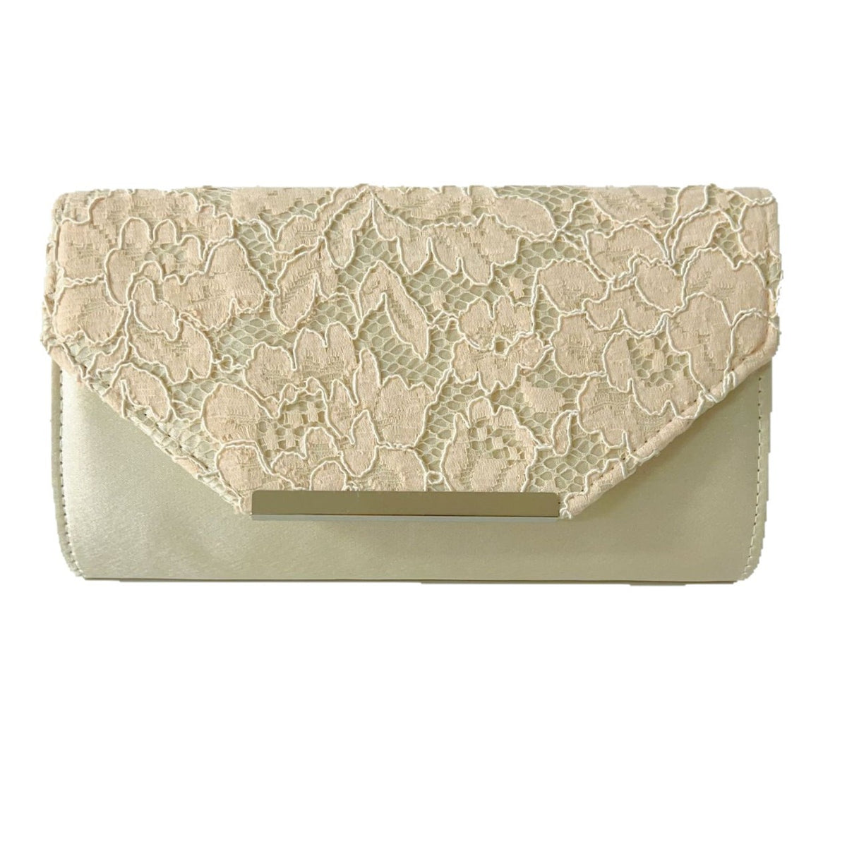 Elegante Florale Spitze Abend Clutch