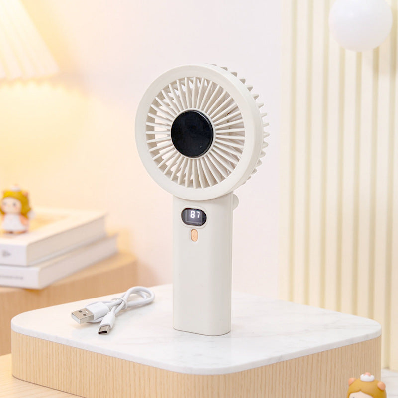 Damen Tragbarer Handventilator mit temperaturregulierender Anzeige Brehn