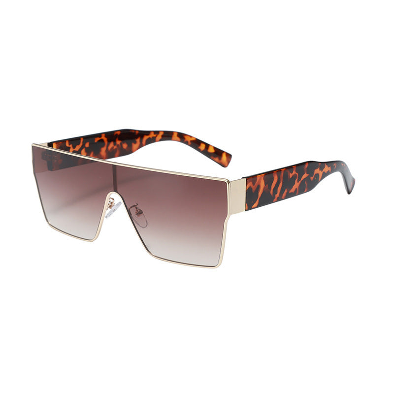 Damen Modische visierartige Sonnenbrille mit innovativem Rahmen Brehn