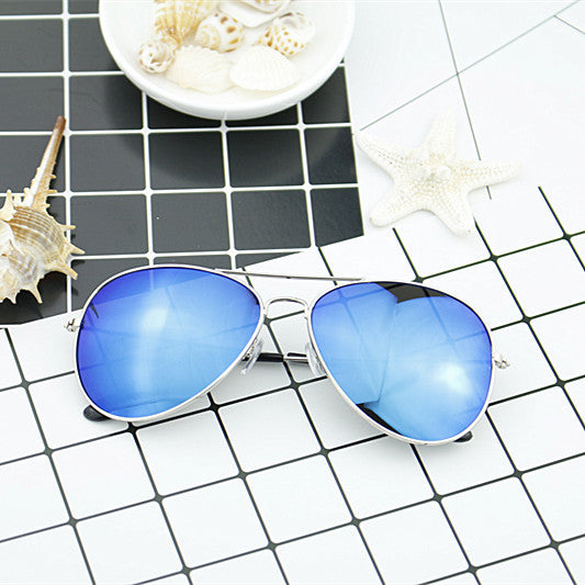 Damen moderne Piloten-Sonnenbrille mit farbverlaufendem Linsen-Design Brehn