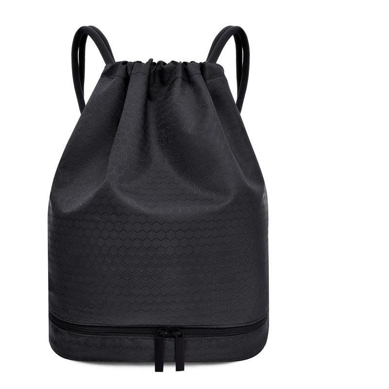 Leichter Hexagonmuster Kordelzug Rucksack Brehn