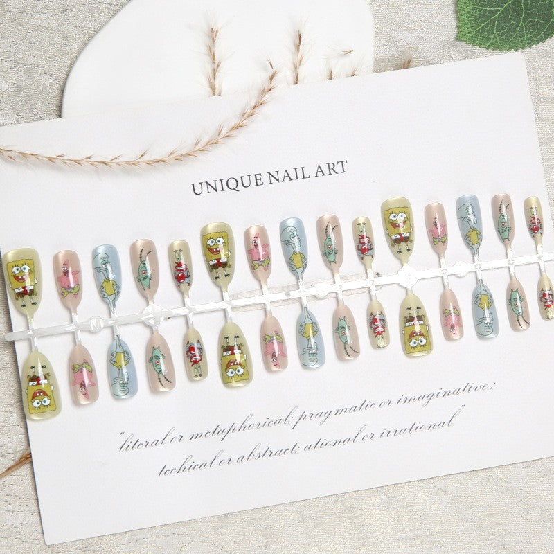 Kreatives Kunstnagelset mit wundervollen Cartoon-Motiven Brehn