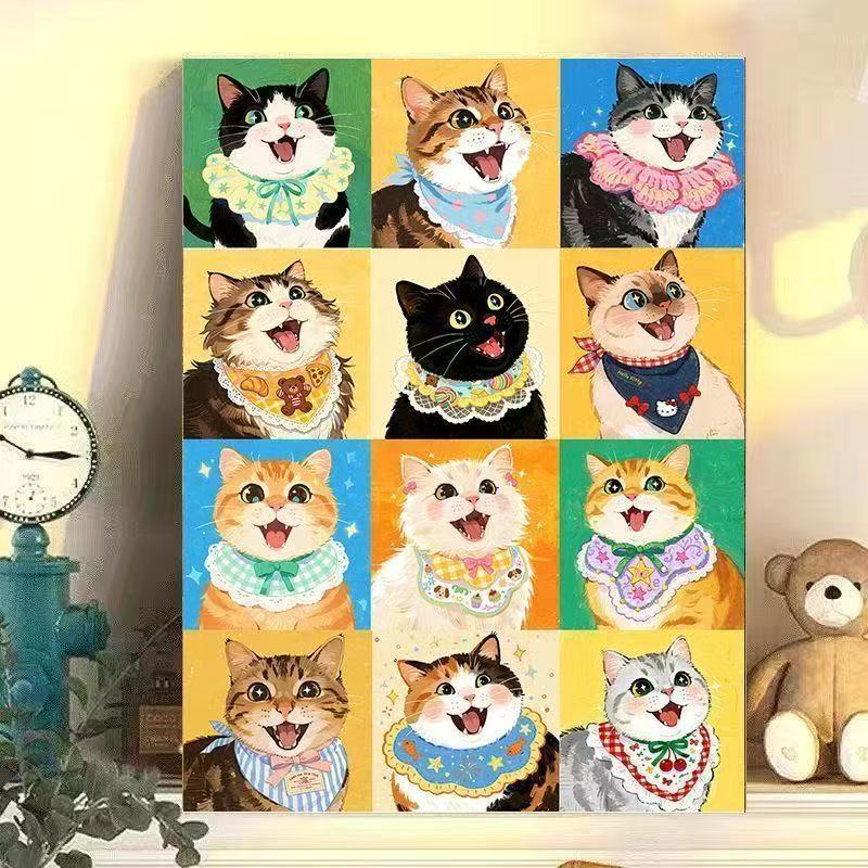 Verspielt Hund Porträt Wandkunst Brehn