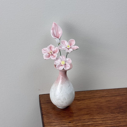 Elegante florale dekorative Vase