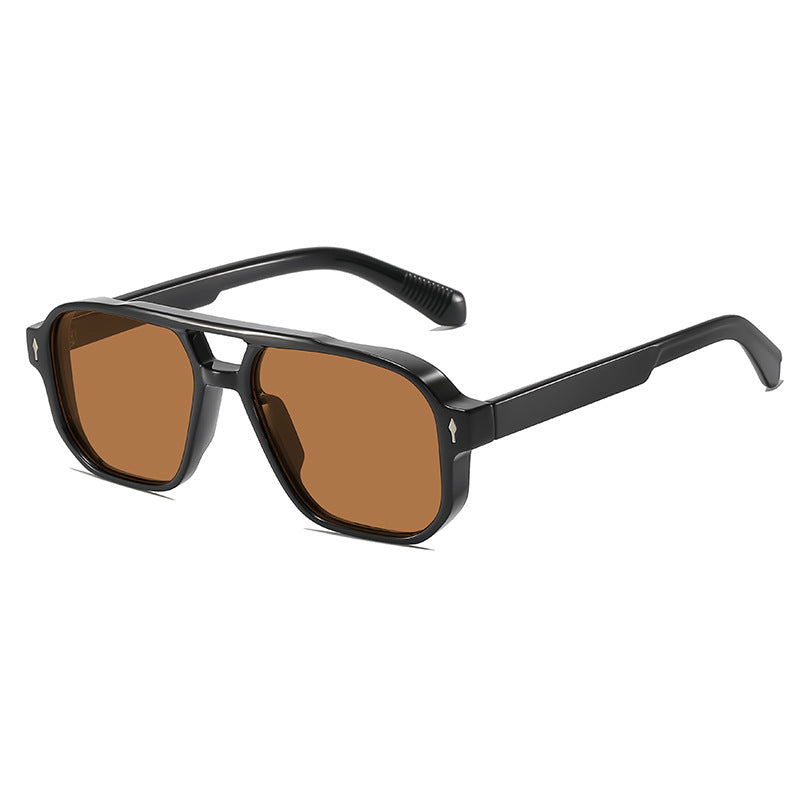 Geometrische Rahmen Sonnenbrille Brehn