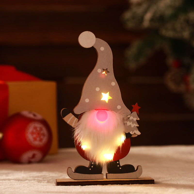 Dekorative Weihnachtsgnom mit LED-Beleuchtung Brehn