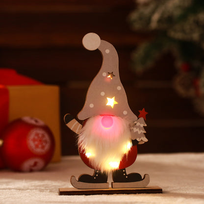 Dekorative Weihnachtsgnom mit LED-Beleuchtung Brehn