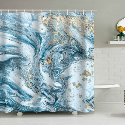 Künstlerisches Marmor Design Duschvorhang Brehn