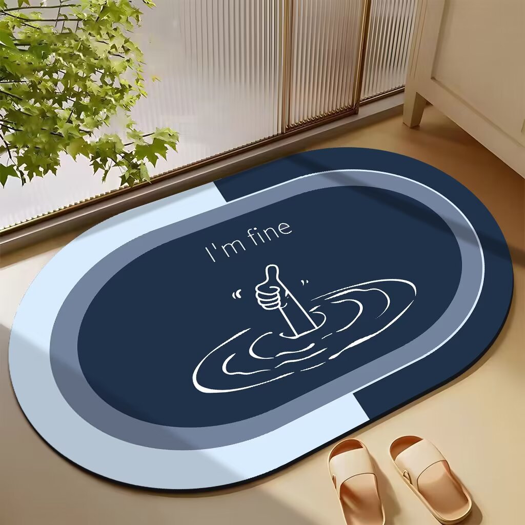 Oval Willkommen Fußmatte Brehn