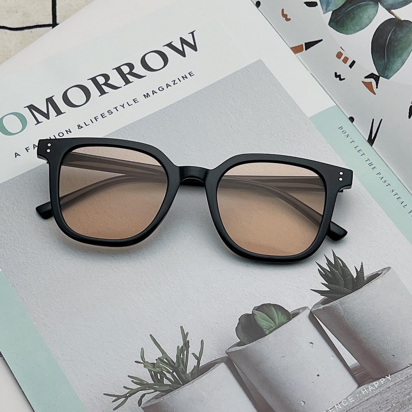 Statement Quadrat Rahmen Sonnenbrille Brehn