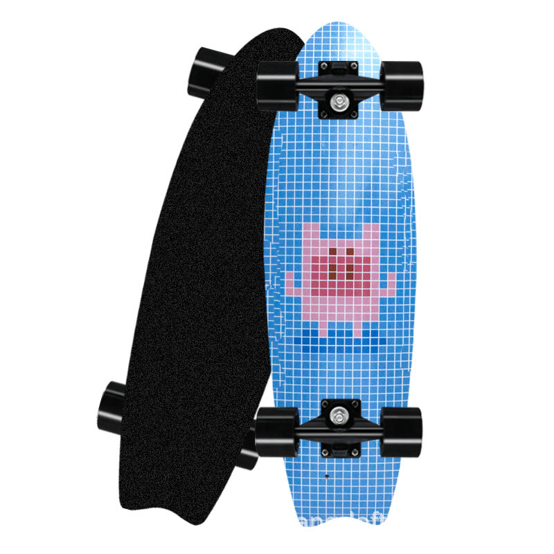 Surf-inspirierter Mini Cruiser Skateboard Brehn