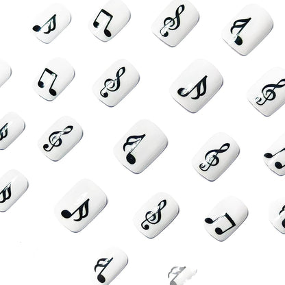 Musikalische Note Nagelkunst Brehn