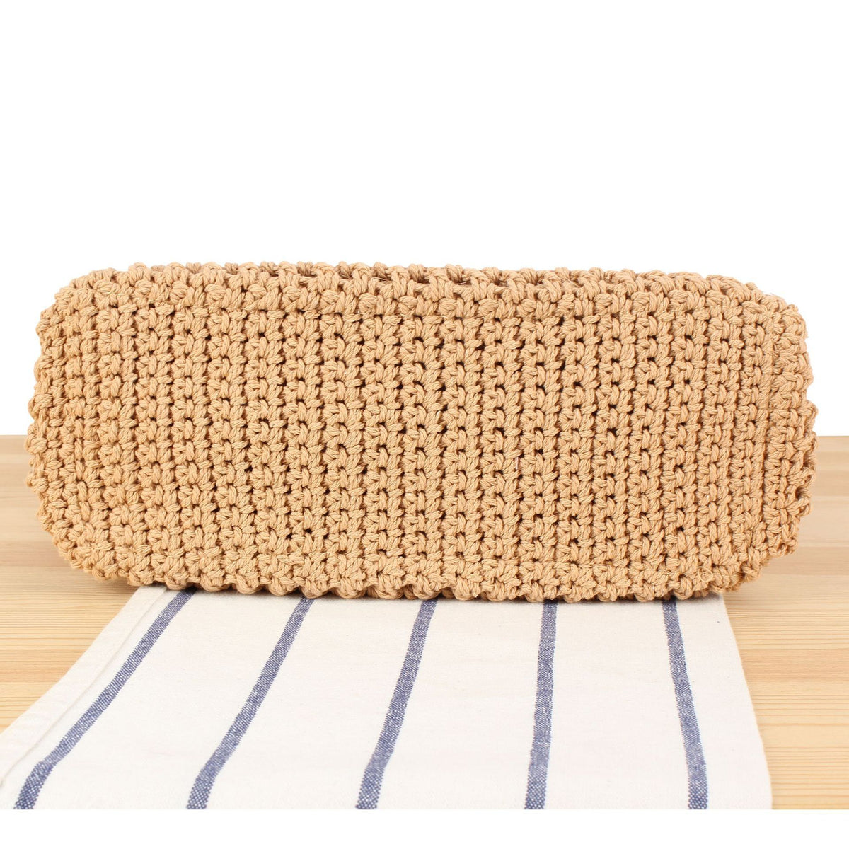 Hobo-Tasche Aus Handgewebtem Naturmaterial Brehn