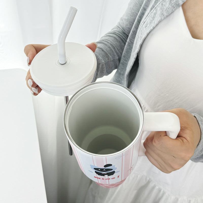 Damen Thermobecher mit fröhlichem Gemüse-Design Brehn
