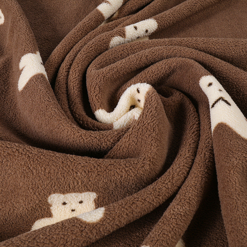 Damen Gemusterte Kuscheldecke Brehn