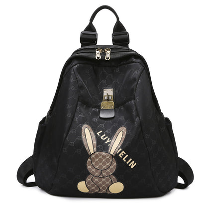 Süßer Bunny Print Rucksack Brehn