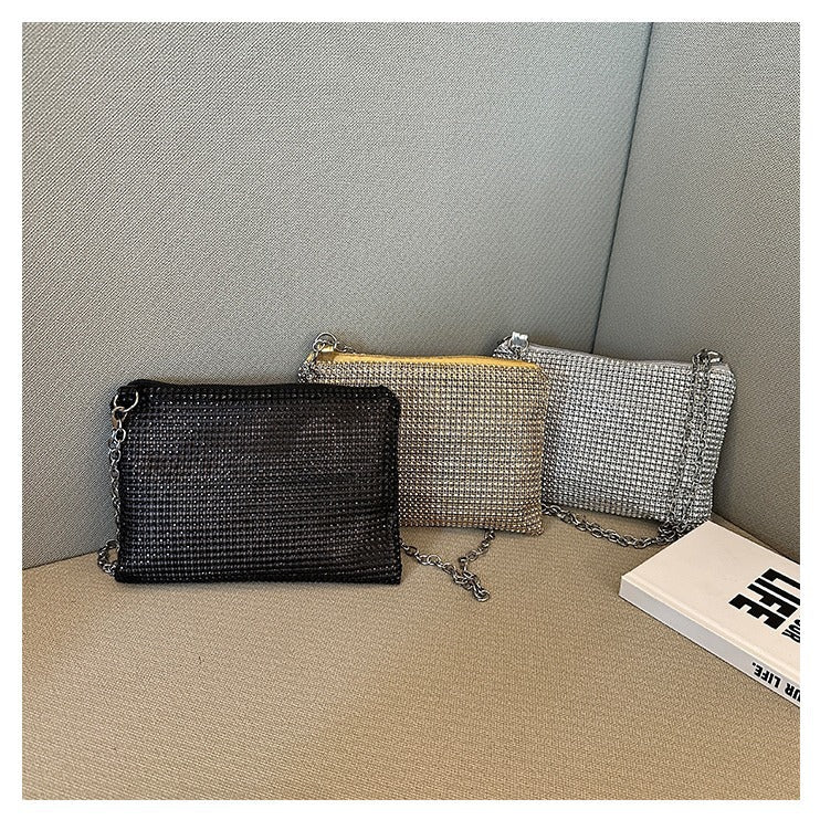 Elegante Perlenbesetzte Abend-Clutch