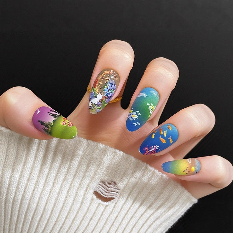 Kunstvolle Nagelverlängerungen mit Eleganten Spitzen Brehn