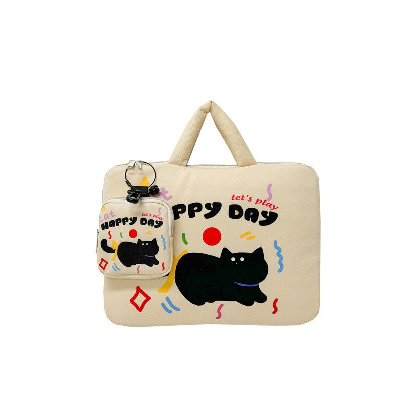 Laptoptasche mit Kreativem Katzenmuster Brehn