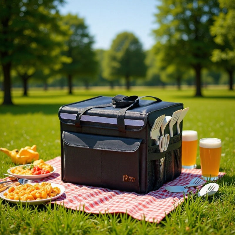 Isolierte Picknick-Kühlbox