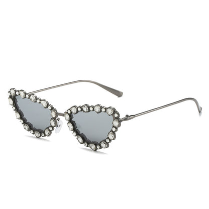 Herzförmige mit Strass verzierten Sonnenbrille Brehn