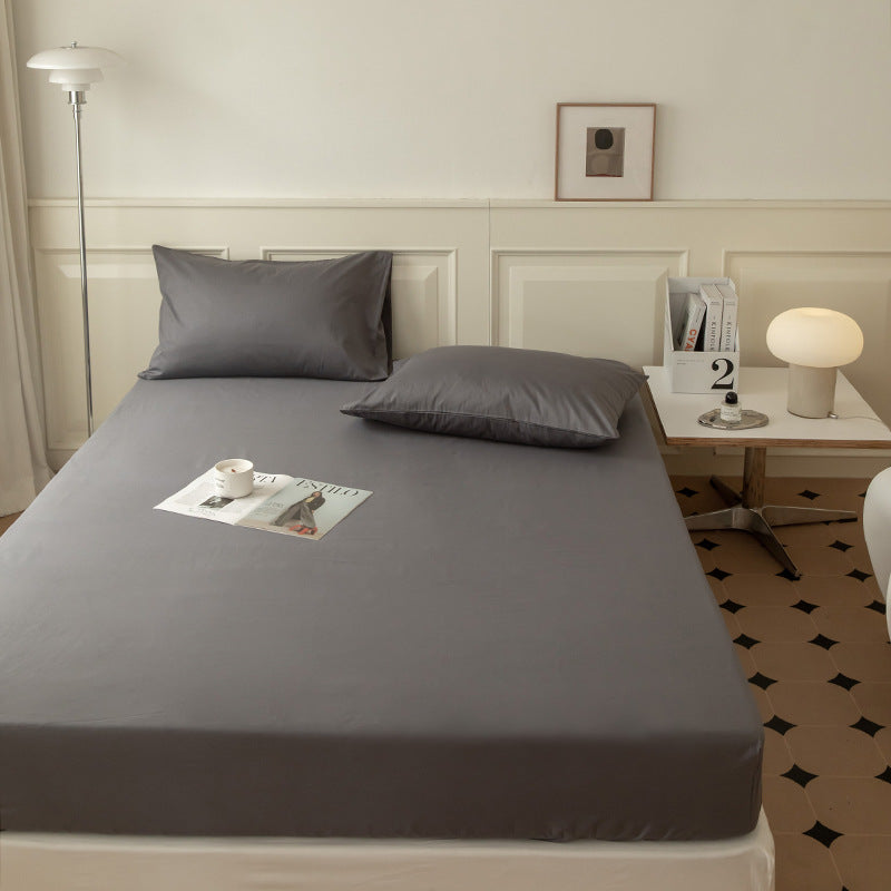 Extra­tiefes Jersey-Spannbettlaken mit Premium-Baumwollmix und Rundumgummi