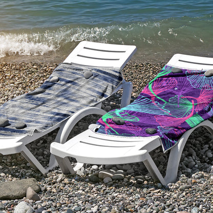 Strandtuch aus hautfreundlicher Mikrofaser mit kreativem Mustermix Brehn